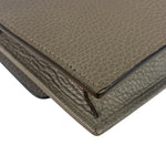 Gucci Grey Leather Wallet On Chain