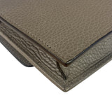Gucci Grey Leather Wallet On Chain