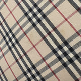 Burberry Beige Canvas Nova Check Tote Bag