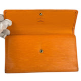 Louis Vuitton Orange Hue Epi Leather Wallet