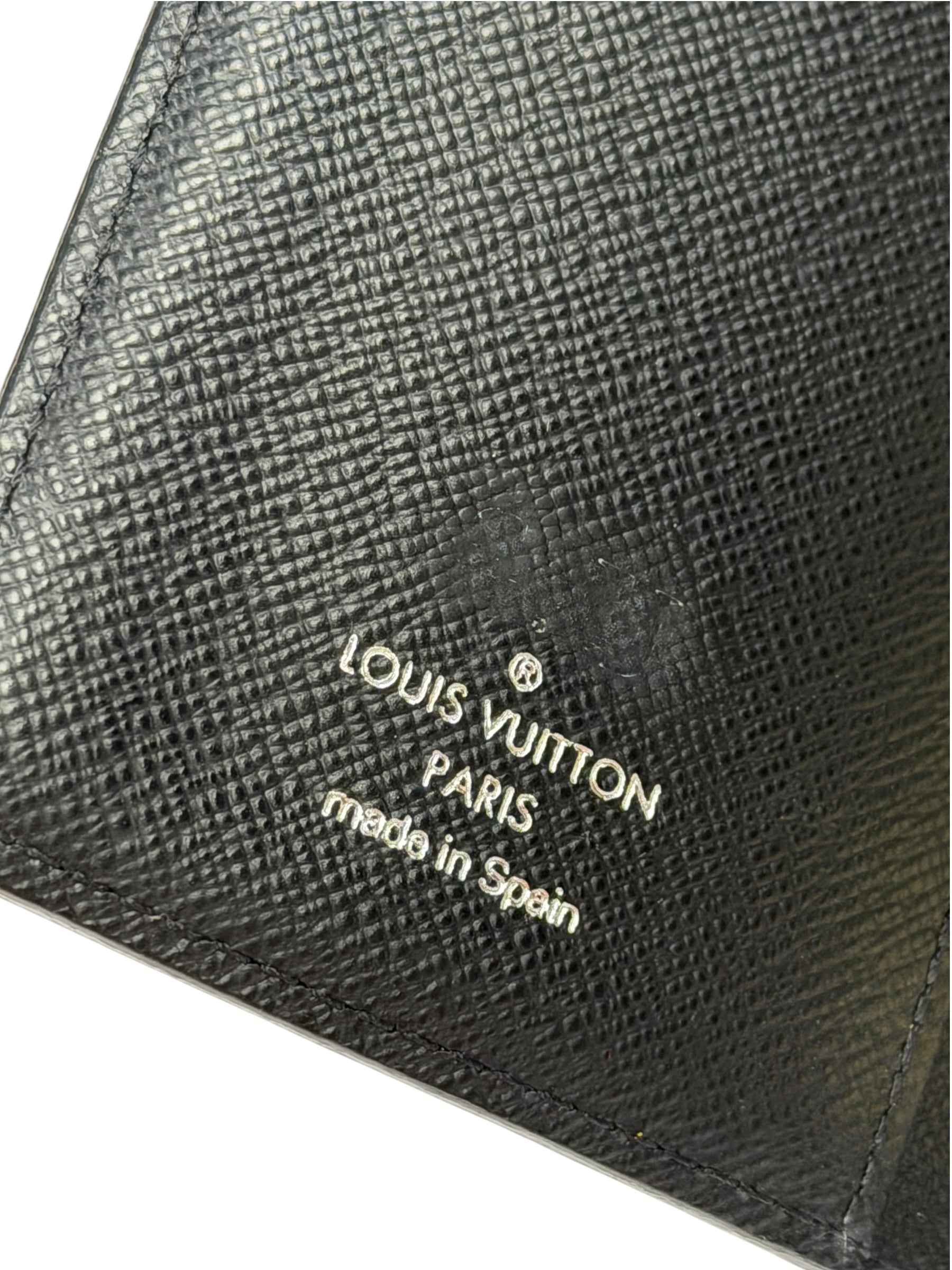 Louis Vuitton Black Epi Leather Agenda