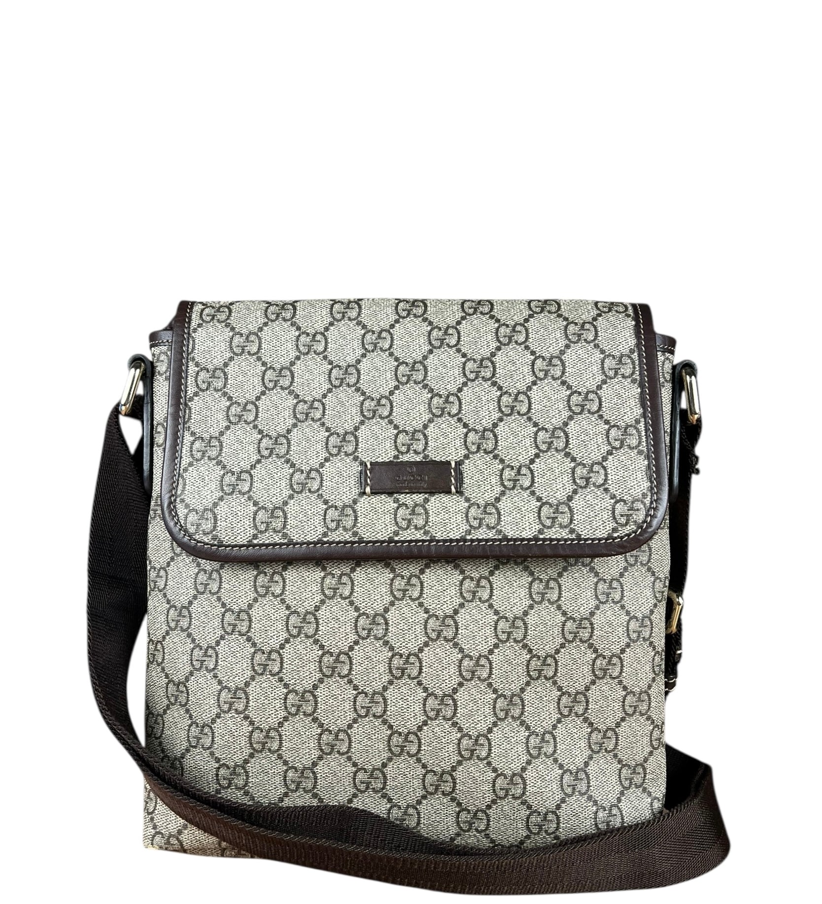 Gucci Supreme Canvas GG Crossbody Bag
