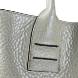 Brunello Cucinelli Ivory Grained Leather Tote Bag
