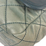 Chanel Sage Green Quilted Leather Flap Bag 2011
