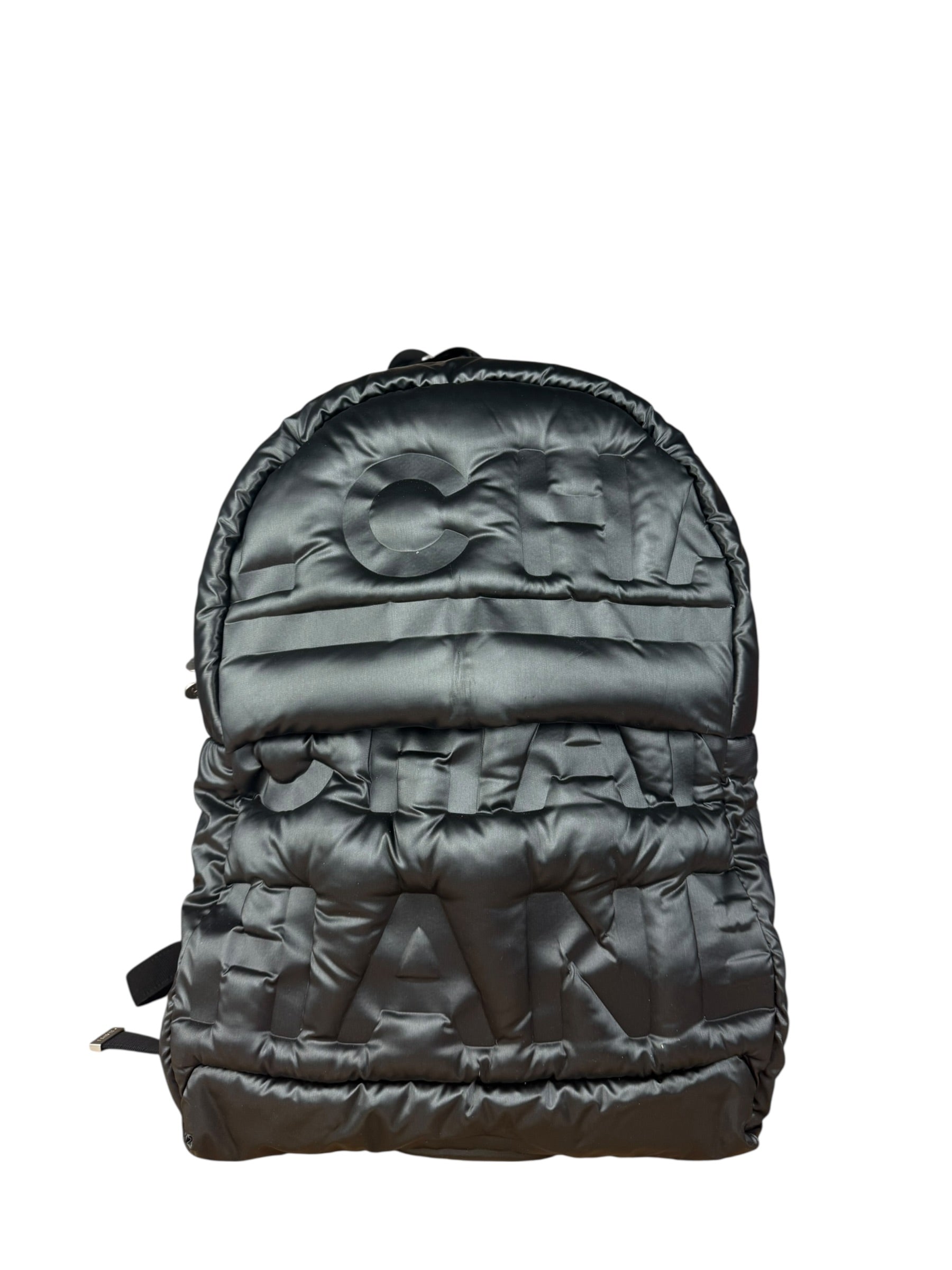 Chanel Black Nylon Puffer Doudoune Backpack 2018