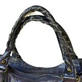 Balenciaga Vintage Purple Classic Motorcycle City Bag