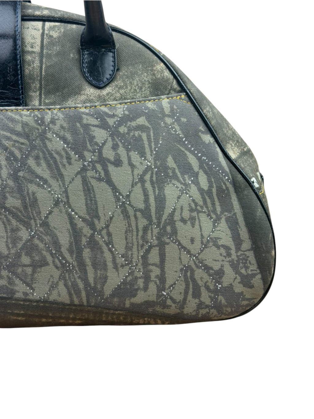 Christian Dior Denim Speedway Double Saddle Bag