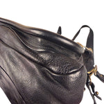 Chloe Black Leather Paraty Shoulder Bag
