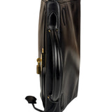 Hermes Black Box Leather Kelly 32 Handbag 1979