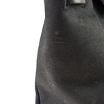 Hermes Black Leather Trim Herbag Two-Way Bag