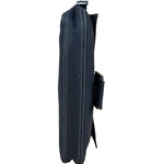 Fendi FF Wave Buckle Denim Baguette