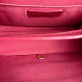 Chanel Dark Fuchsia Quilted Leather Flap Bag 2019