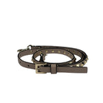Valentino Neutral Garavani Calfskin Rockstud Crossbody Bag