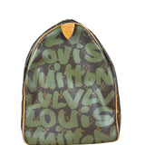 Louis Vuitton Stephen Sprouse Limited Edition Graffiti Keepall 50 Green