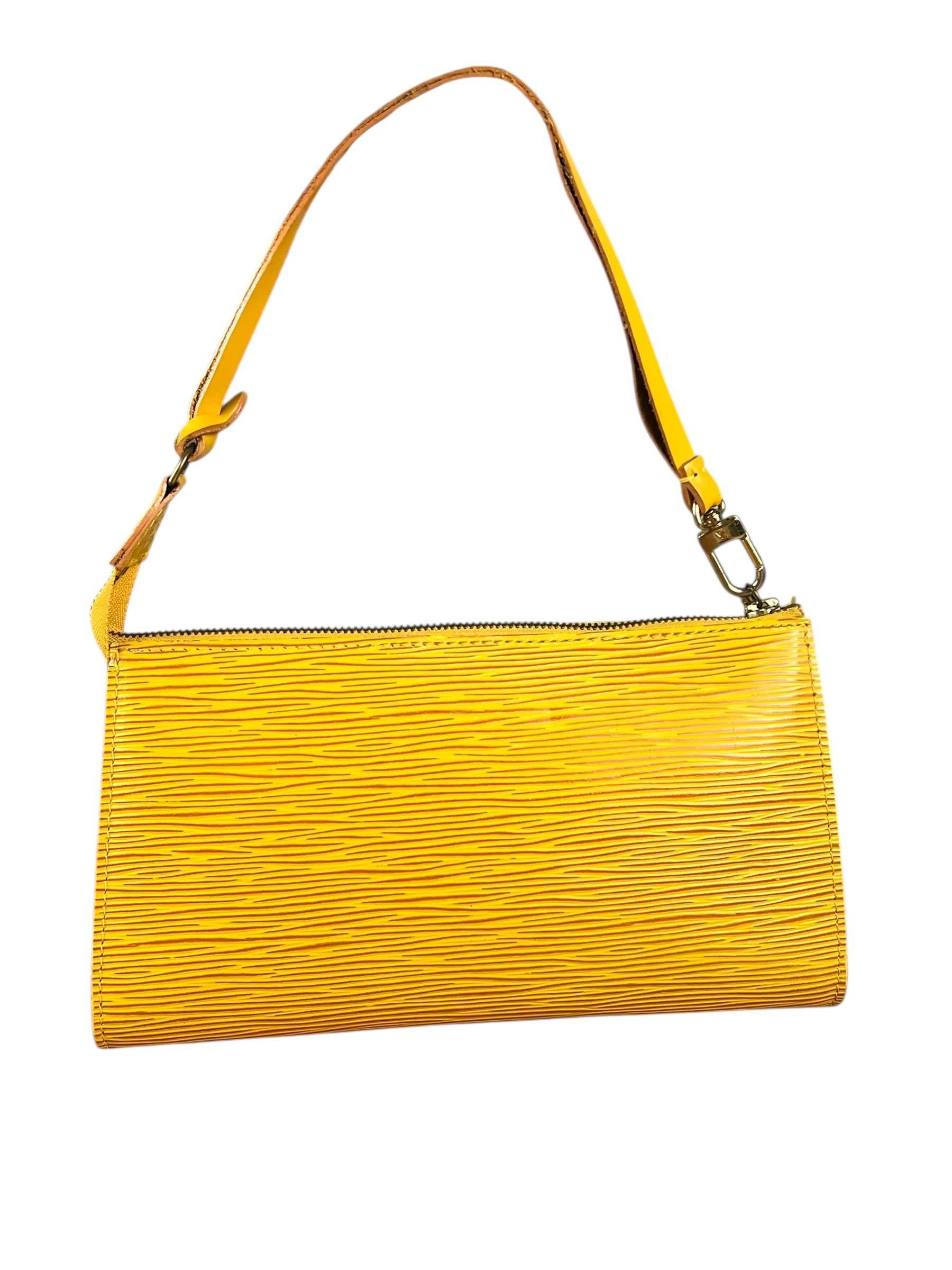 Louis Vuitton Epi Leather Pochette Yellow
