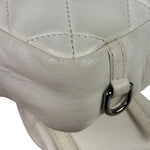 Chanel White Quilted Leather Multi-pocket Flap Bag 2007
