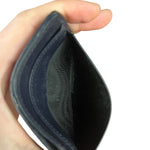 Yves Saint Laurent Leather Cardholder Navy Blue