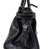 Prada Black Bonnie Calfskin Shoulder Bag