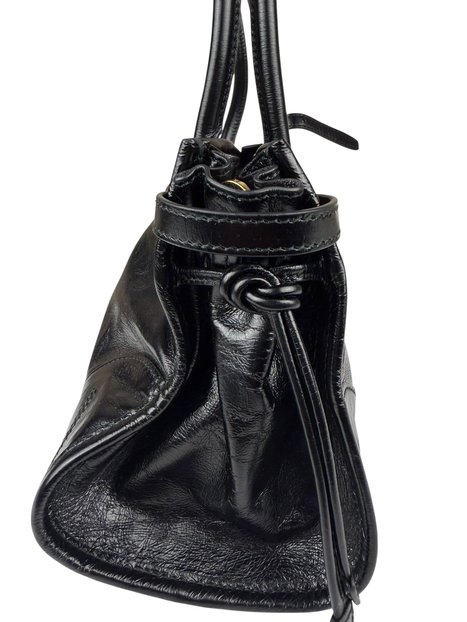 Prada Black Bonnie Calfskin Shoulder Bag