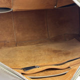 Bottega Veneta Olive Green Leather Intrecciato Arco Two-Way Bag