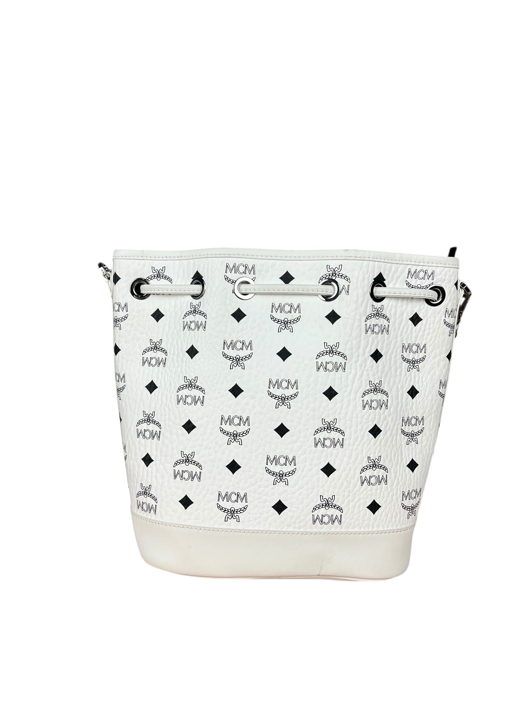 MCM Dessau Drawstring Bucket Bag