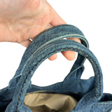 Prada Canapa Denim Tote Bag