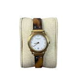 Christian Dior White Round Dial Tortoise Bangle