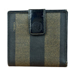 Fendi Vintage Striped Pequin Wallet