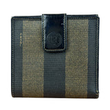 Fendi Vintage Striped Pequin Wallet