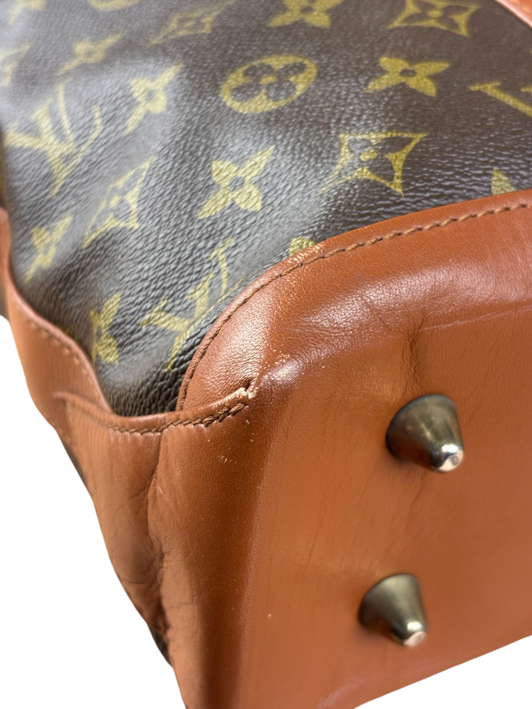 Louis Vuitton Vintage Monogram Sac Weekend Tote Bag MM
