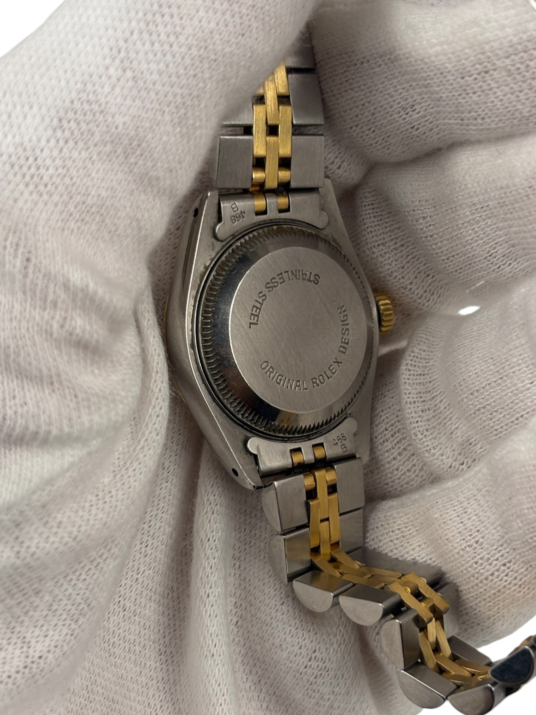 Rolex Datejust Two-Tone Champagne Diamond Dial 1988