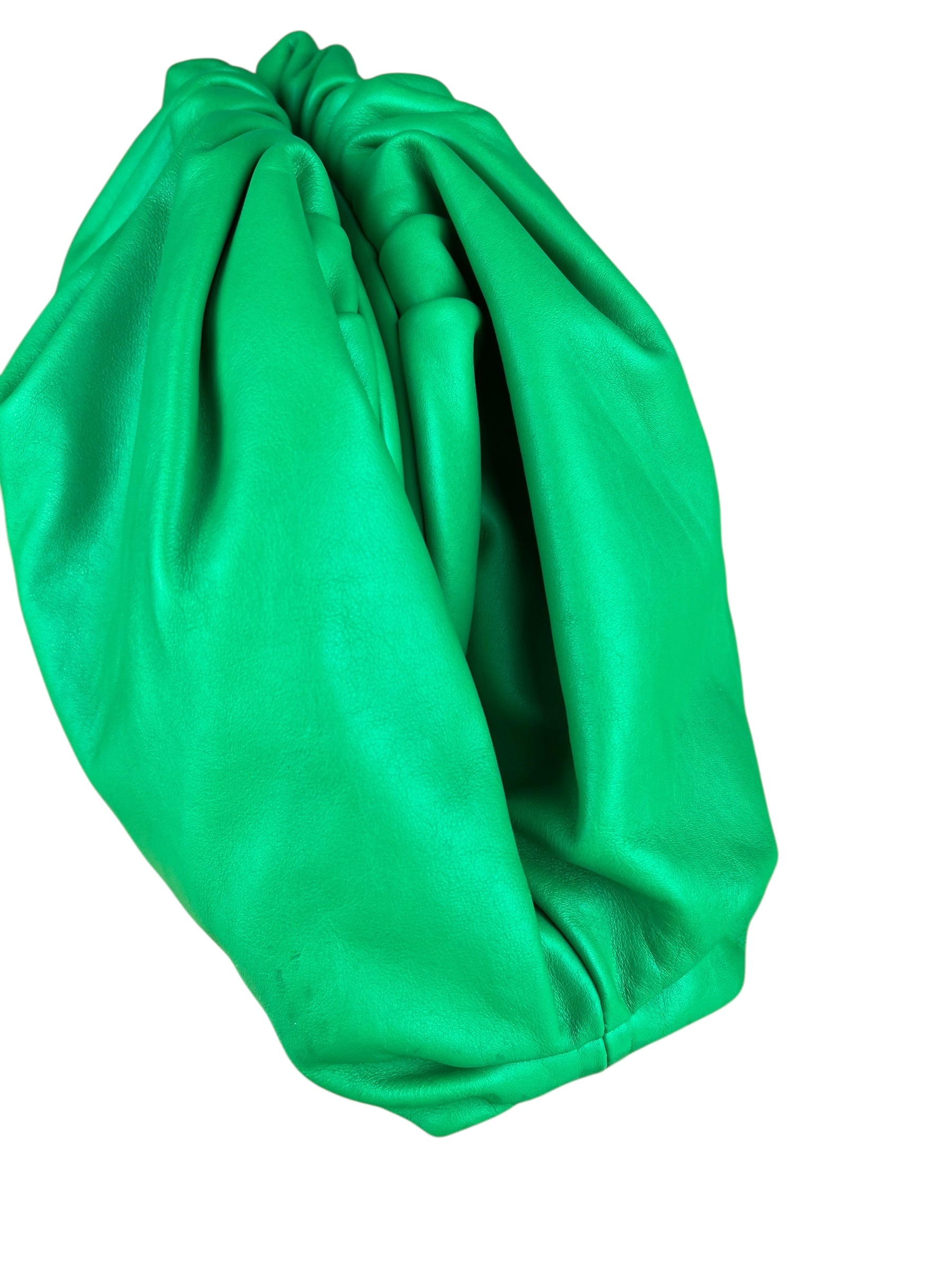 Bottega Veneta Green Large Pouch Clutch