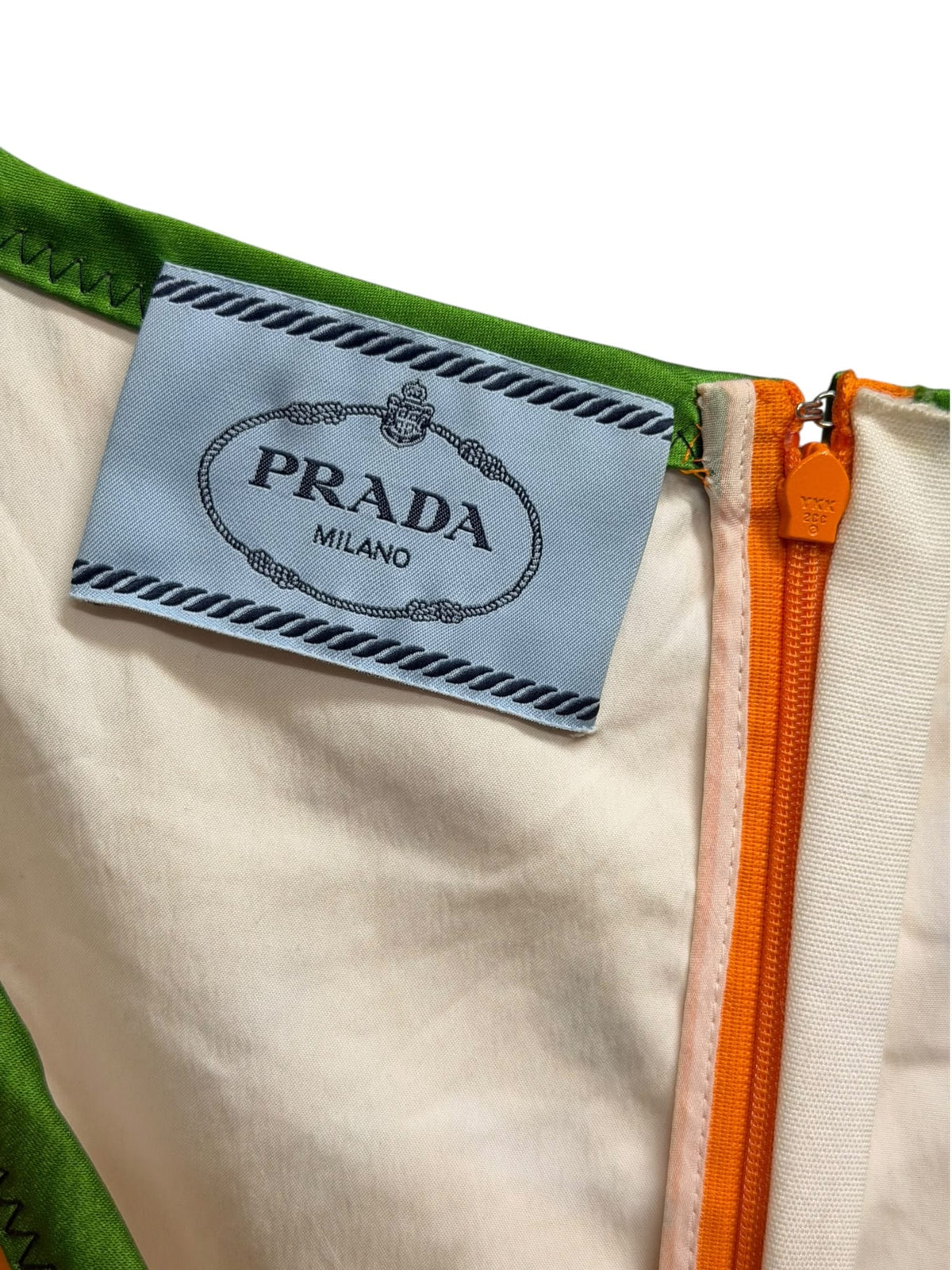 Prada SS 2017 Cactus Print Cotton Blend Zipper Dress