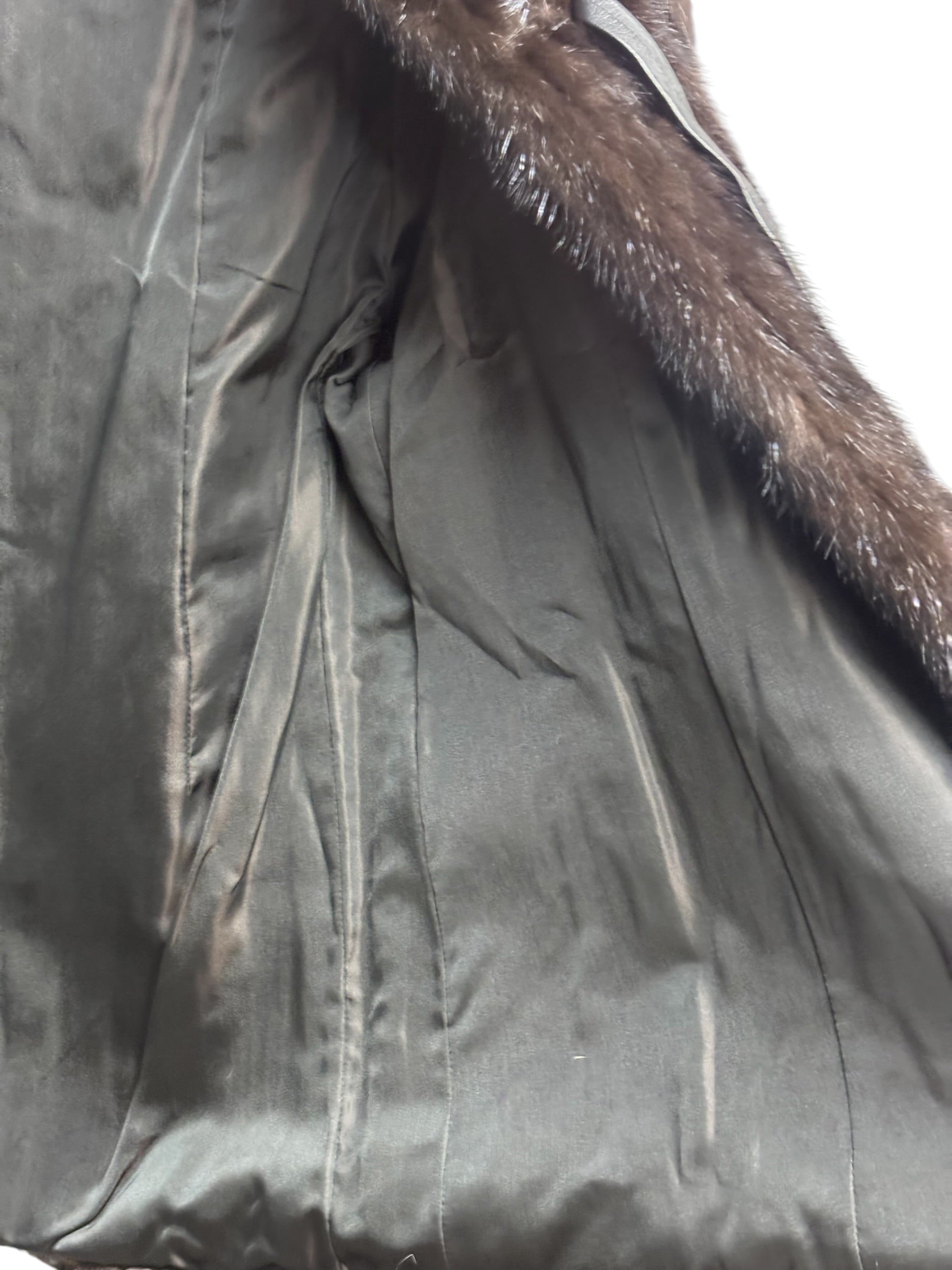 Grosvenor Canada Brown Striped Mink Fur