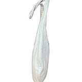 Celine Vintage White Leather Stitch Hobo Shoulder Bag