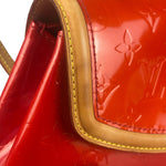 Louis Vuitton Red Monogram Vernis Biscayne Bay PM Handbag