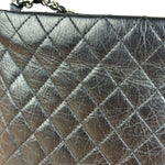 Chanel Black Quilted Leather Uniform Chain Crossbody 2018