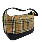 Burberry Haymarket Check Shadow Horse Canvas Shoulder Bag