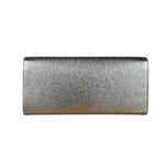 Saint Laurent Textured Metallic YSL Kate Clutch Bag