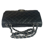 Chanel Black Caviar Quilted Flap Large Flap Bag 2006