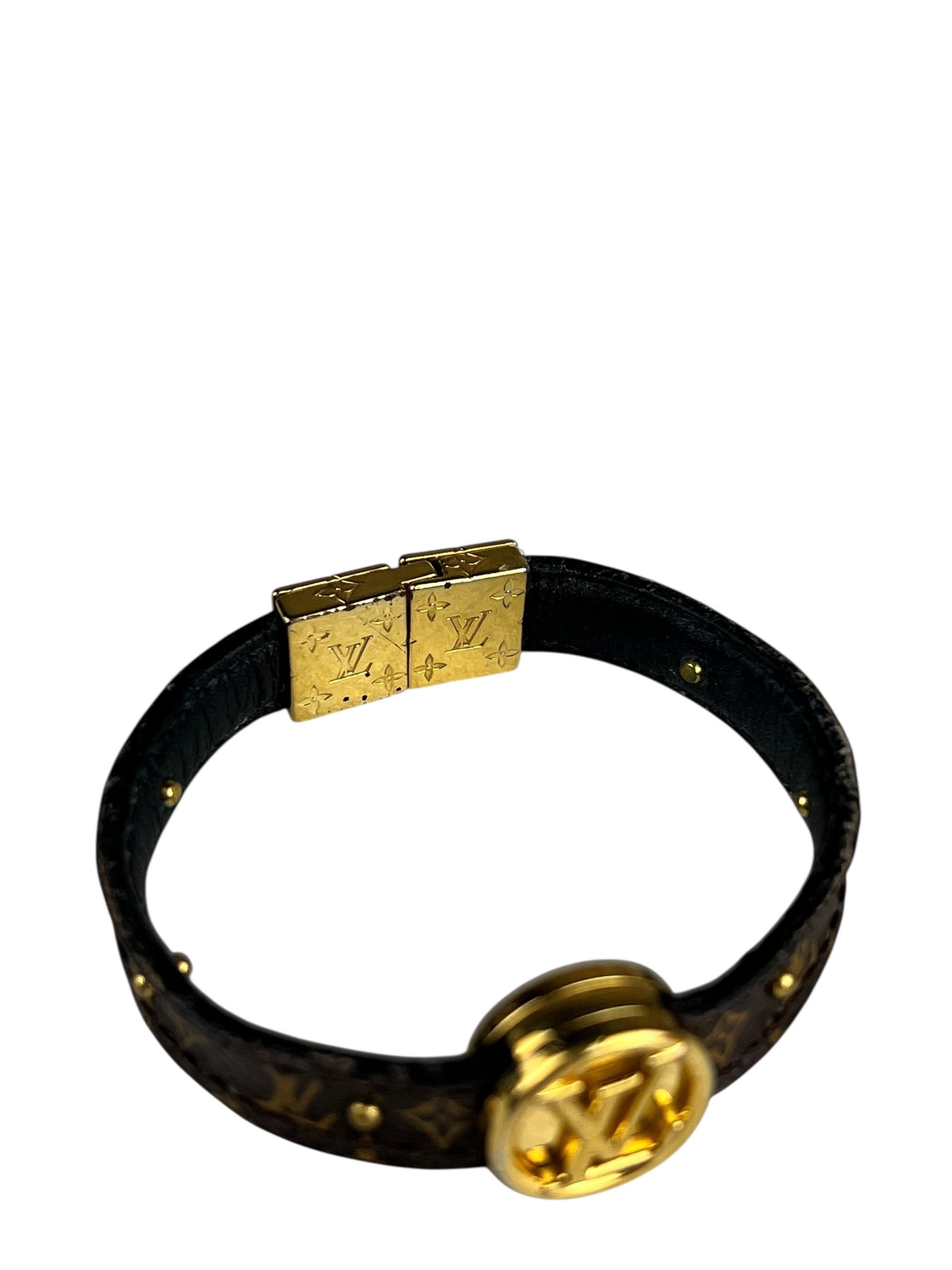 Louis Vuitton Monogram LV Circle Reversible Bracelet