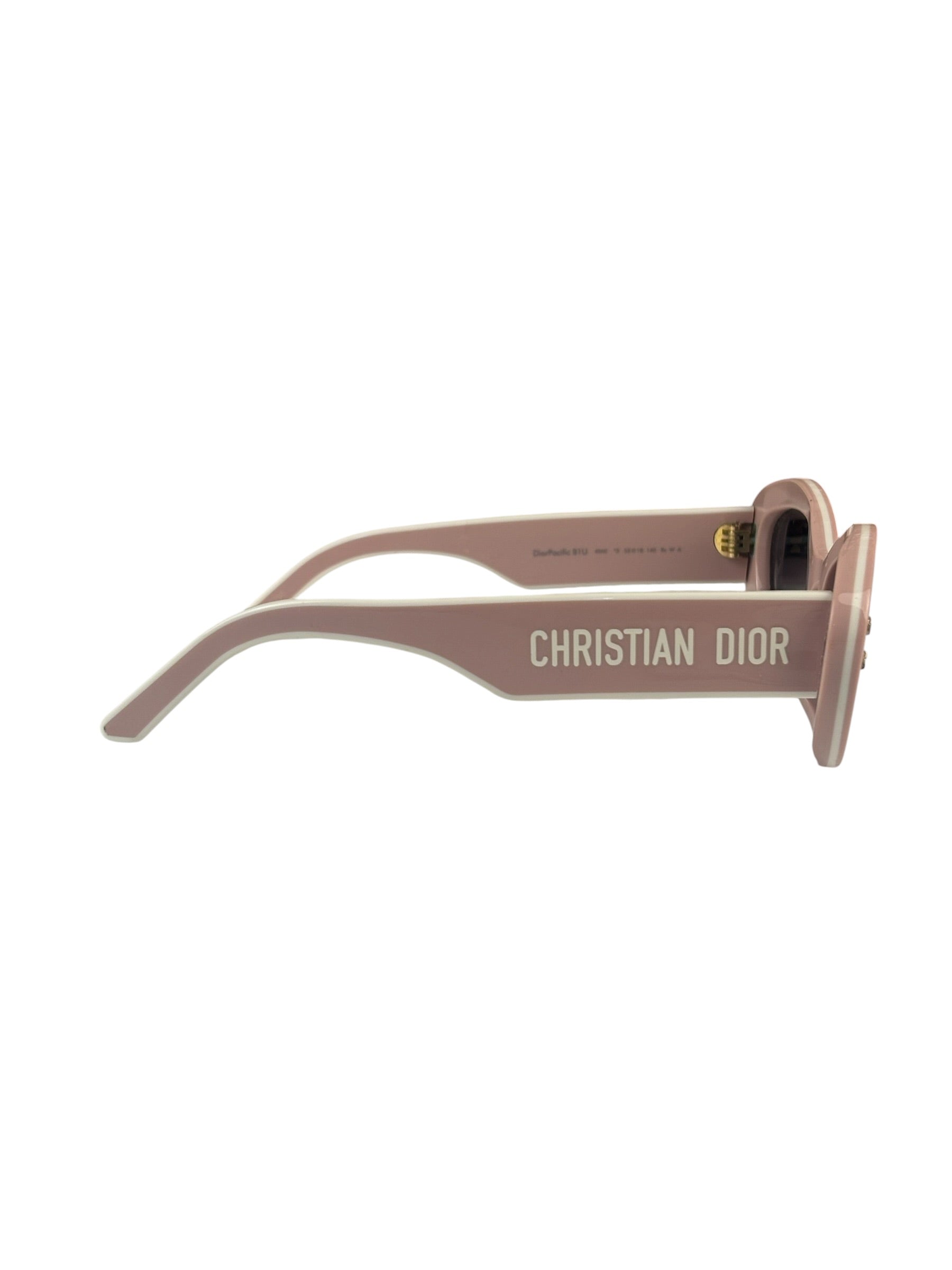Christian Dior Pink DiorPacific B1U Butterfly Sunglasses