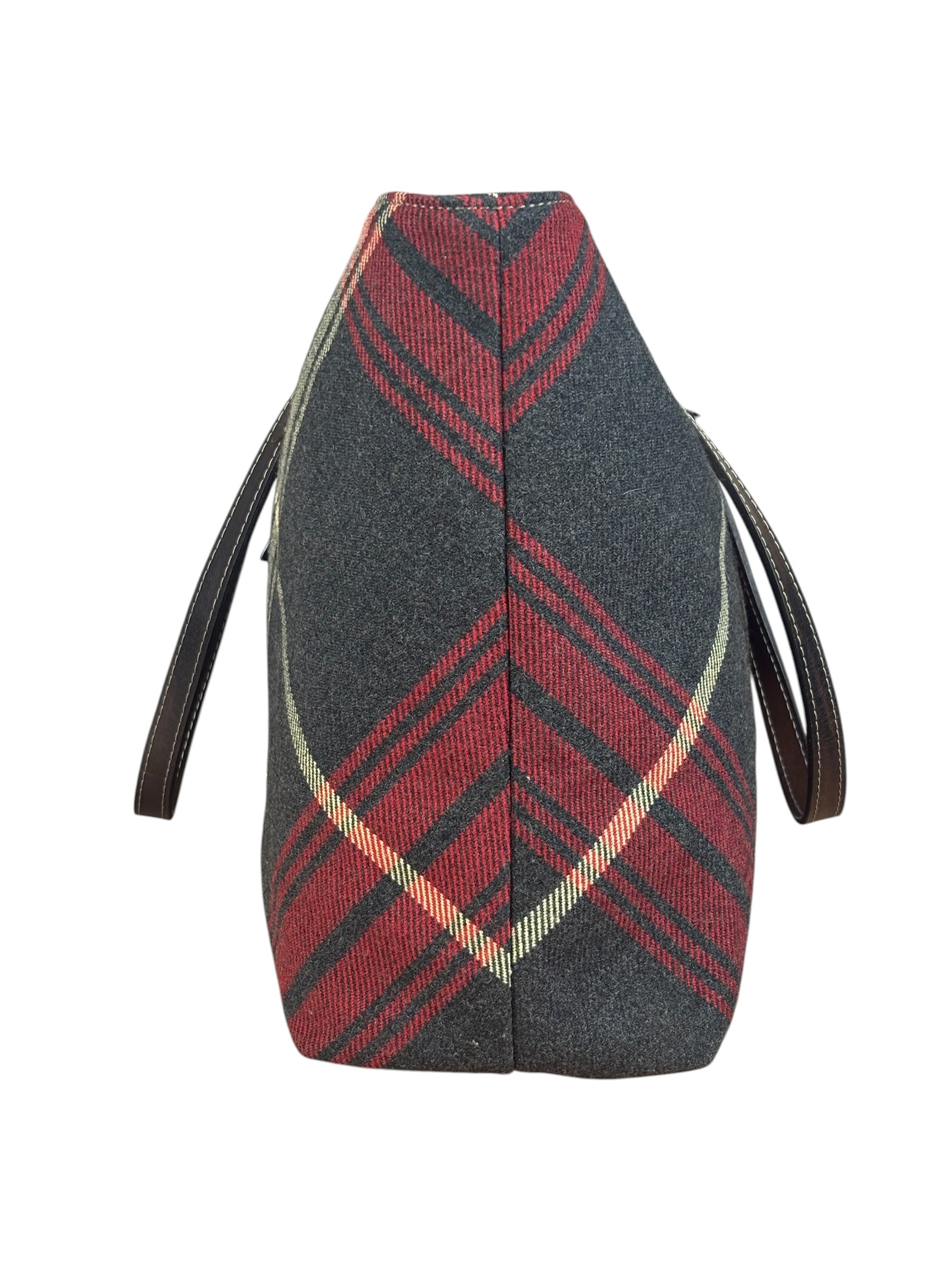 Vivienne Westwood Plaid Orb Tote Bag
