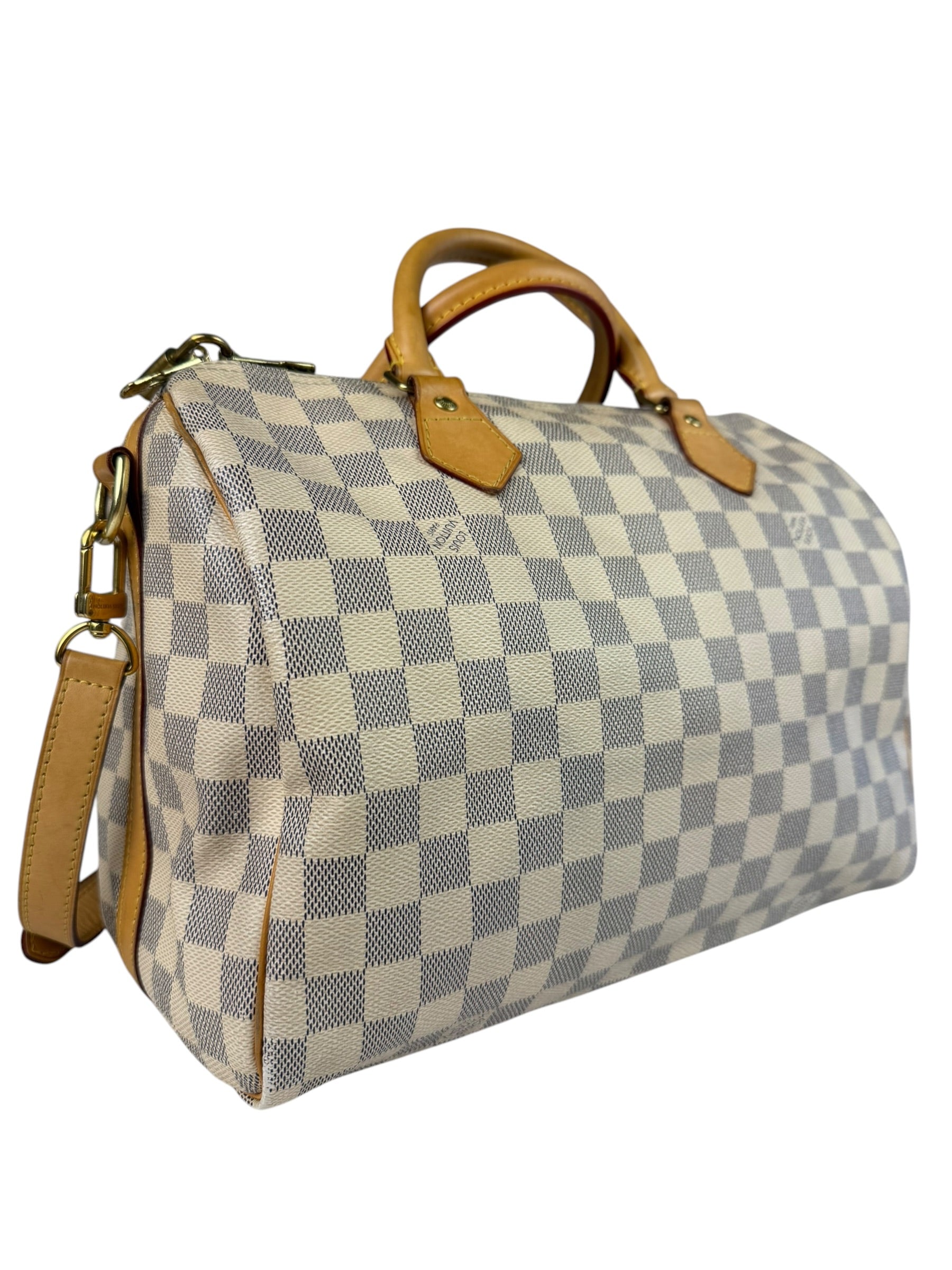 Louis Vuitton Damier Azur Speedy 30 Bandouliere