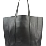 Balenciaga Black Leather Tote Bag