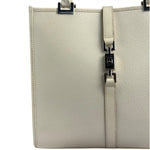 Gucci Off-White Leather Piston Lock Jackie Tote