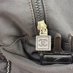 Chanel Black NylonSport Line Duffle Mesh Large Bag 2000's