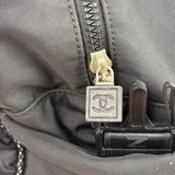 Chanel Black NylonSport Line Duffle Mesh Large Bag 2000's