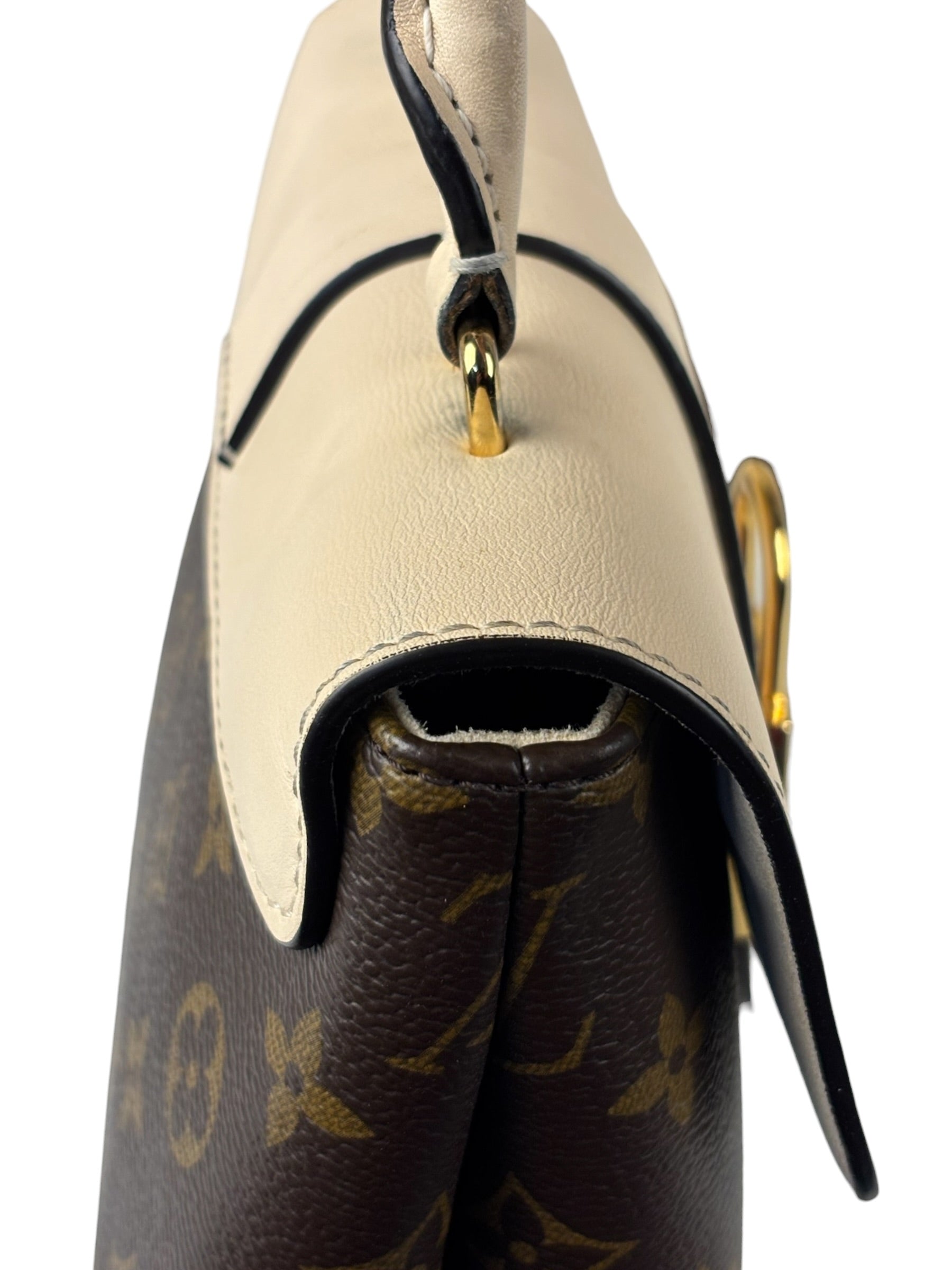 Louis Vuitton Monogram Locky BB Handbag Cream/Brown