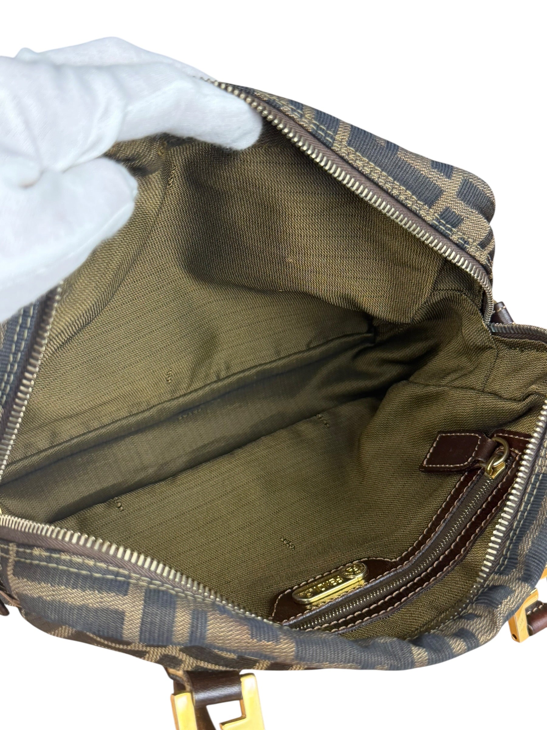 Fendi FF Vintage Zucca Mini Top Handle Bag